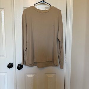 Men's Tan Long Sleeve Shirt